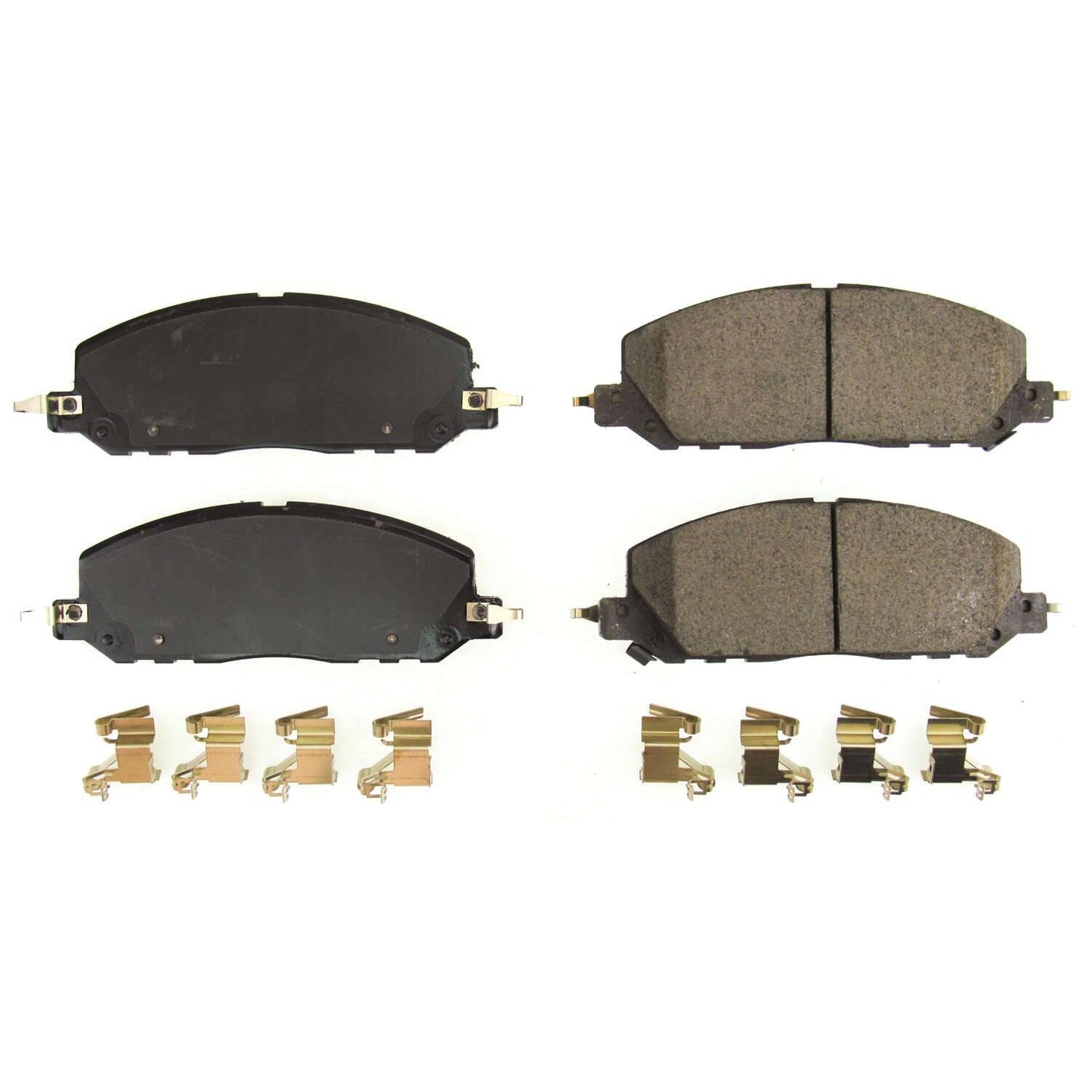 Front View of Front Disc Brake Pad Set POWERSTOP 17-2229