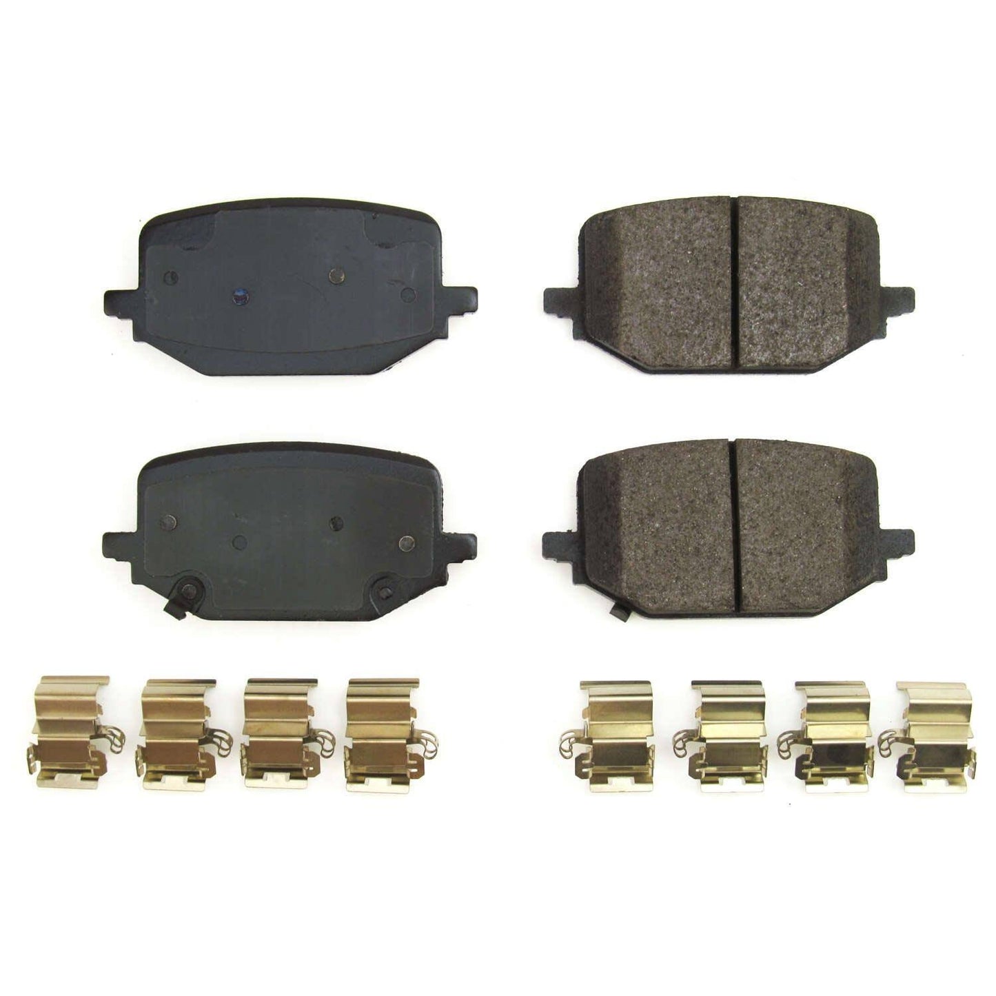 Front View of Rear Disc Brake Pad Set POWERSTOP 17-2231