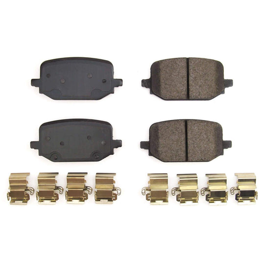 Front View of Rear Disc Brake Pad Set POWERSTOP 17-2232