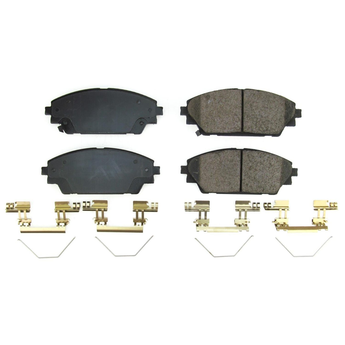 Front View of Front Disc Brake Pad Set POWERSTOP 17-2275