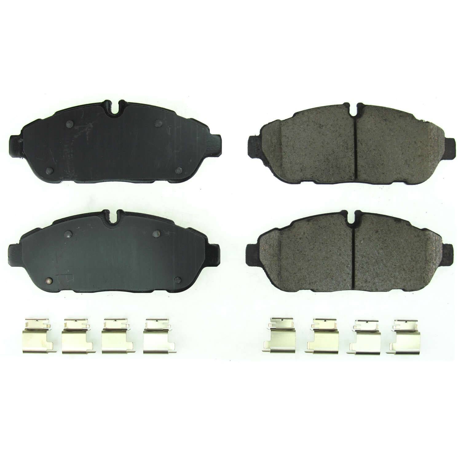 Front View of Front Disc Brake Pad Set POWERSTOP 17-2301