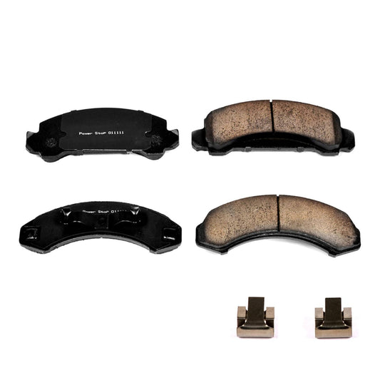 Front View of Front Disc Brake Pad Set POWERSTOP 17-249