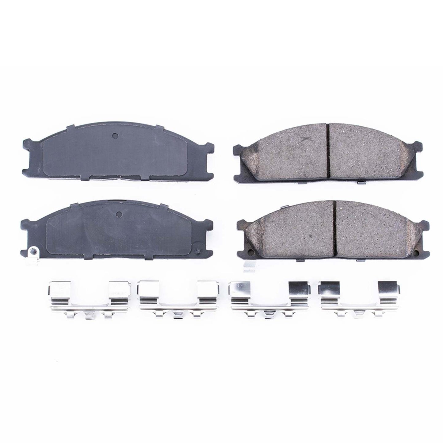 Front View of Front Disc Brake Pad Set POWERSTOP 17-333