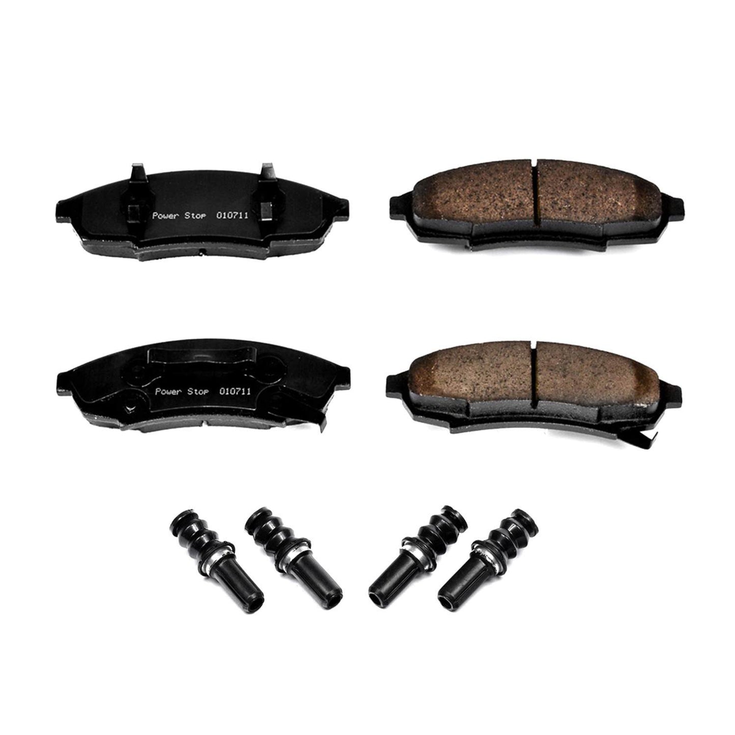 Front View of Front Disc Brake Pad Set POWERSTOP 17-376