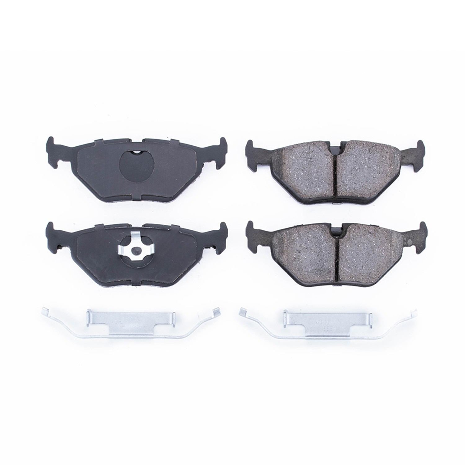 Front View of Rear Disc Brake Pad Set POWERSTOP 17-396