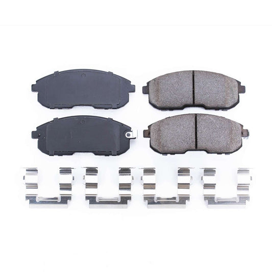 Front View of Front Disc Brake Pad Set POWERSTOP 17-430