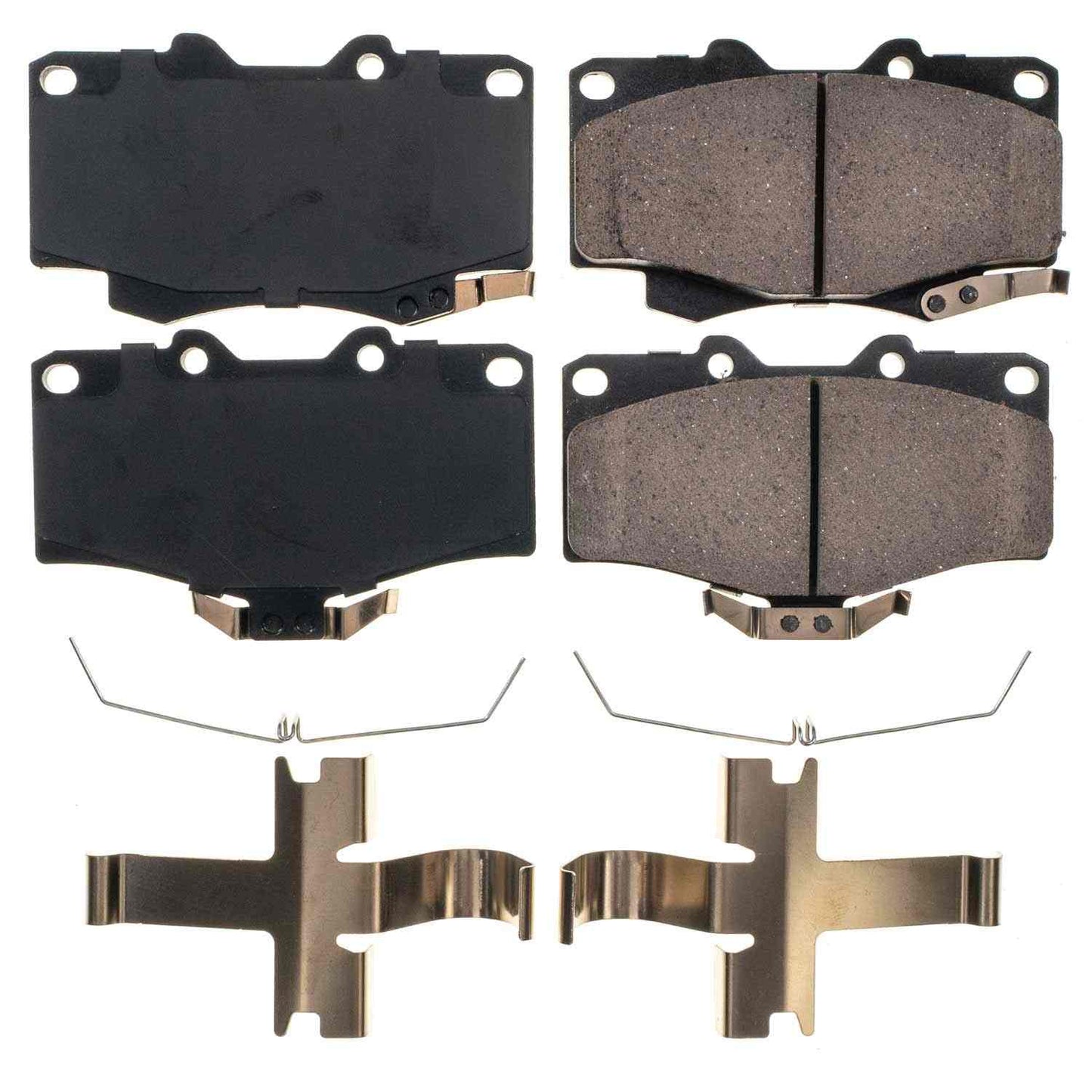 Front View of Front Disc Brake Pad Set POWERSTOP 17-436