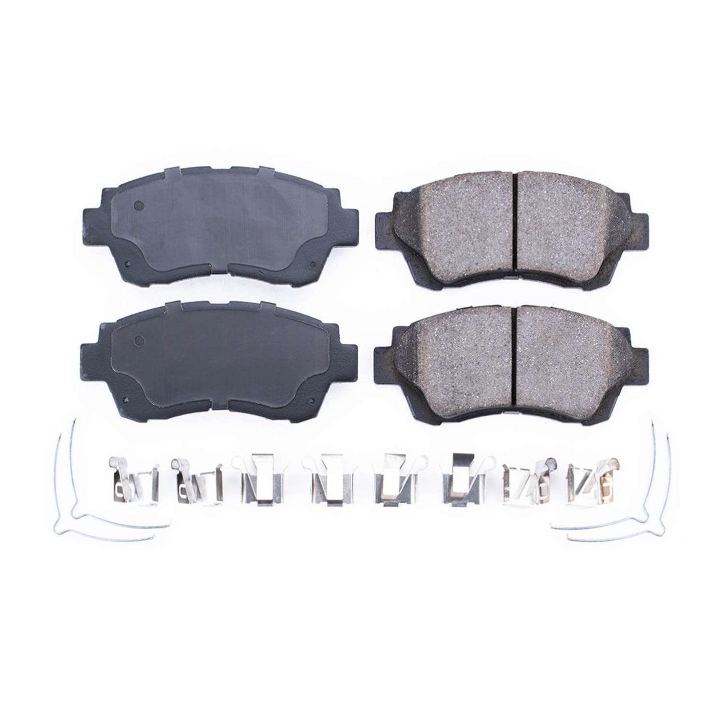 Front View of Front Disc Brake Pad Set POWERSTOP 17-476