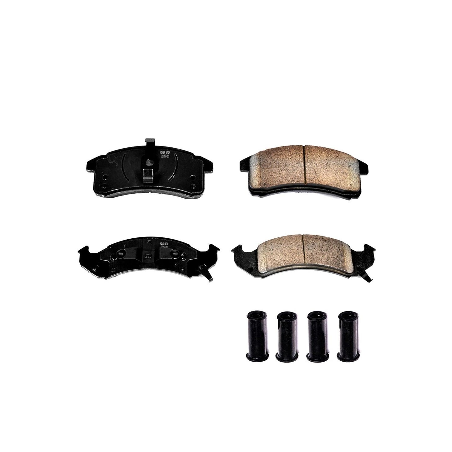 Front View of Front Disc Brake Pad Set POWERSTOP 17-505