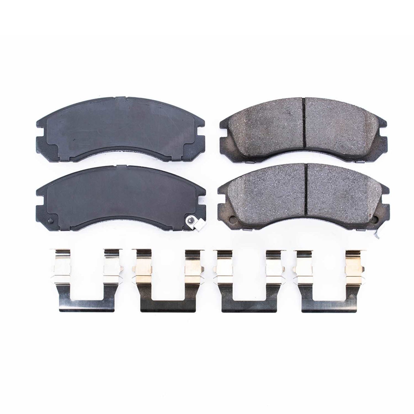 Front View of Front Disc Brake Pad Set POWERSTOP 17-530