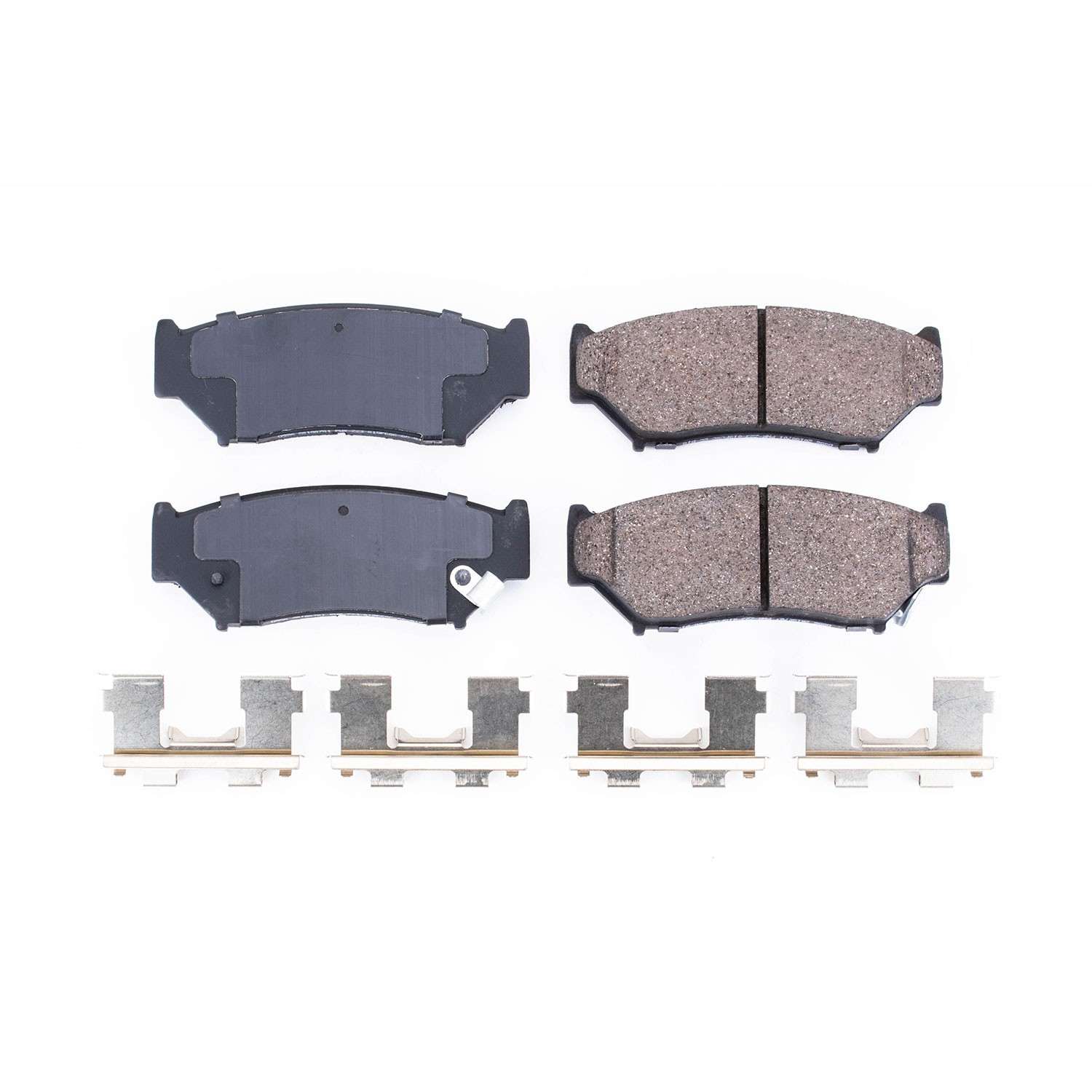 Front View of Front Disc Brake Pad Set POWERSTOP 17-556