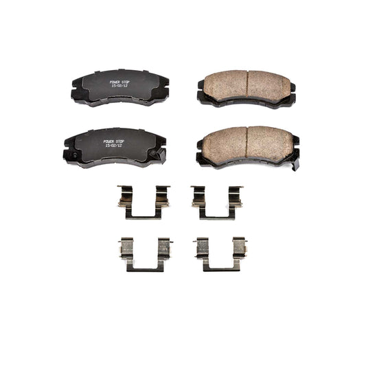 Front View of Front Disc Brake Pad Set POWERSTOP 17-579