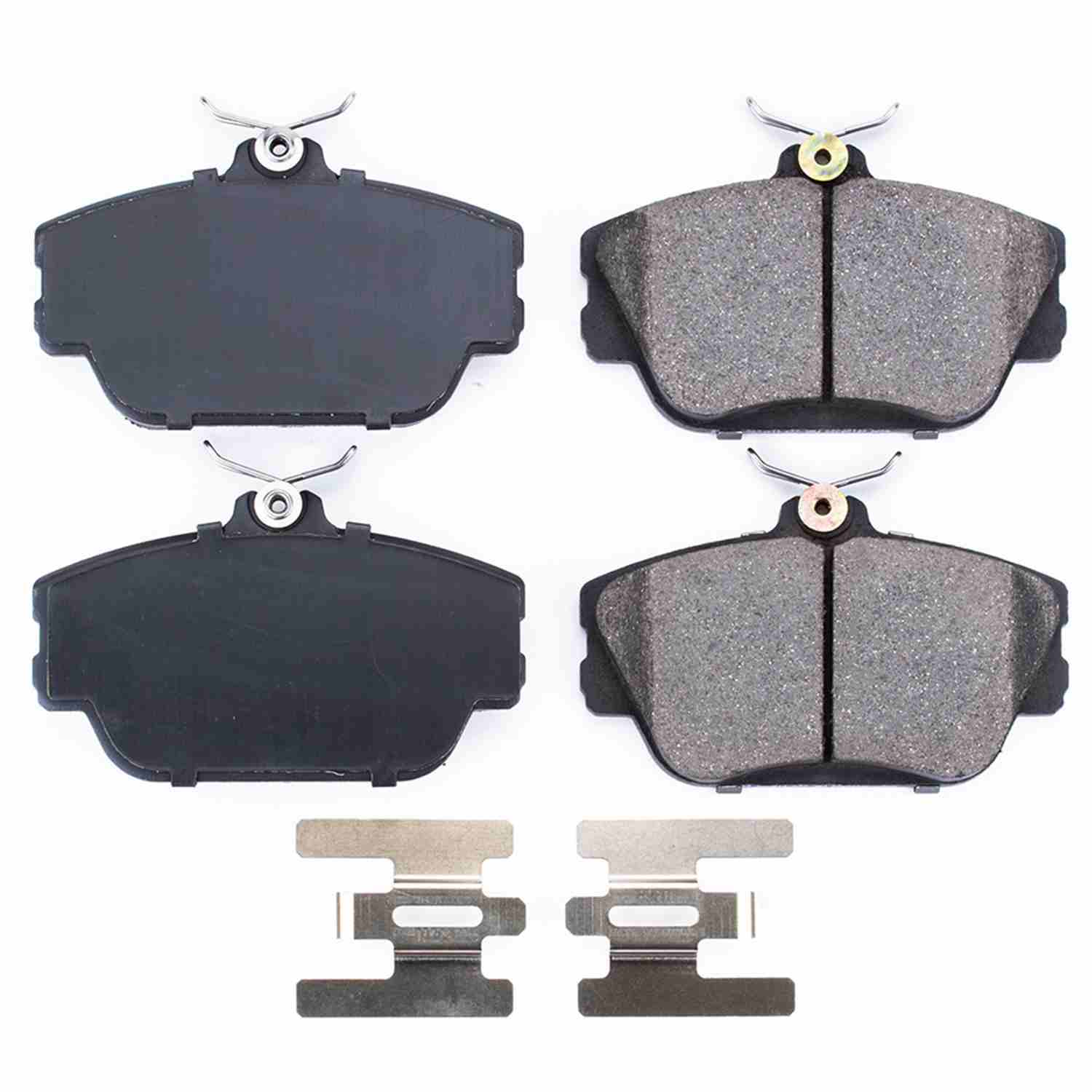 Front View of Front Disc Brake Pad Set POWERSTOP 17-598