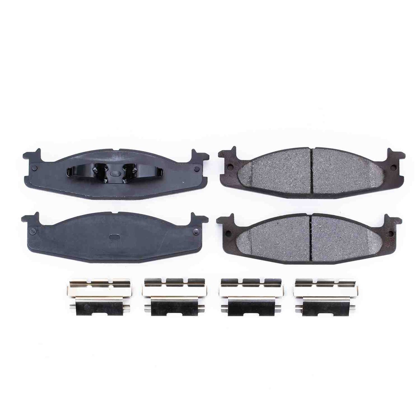 Front View of Front Disc Brake Pad Set POWERSTOP 17-632