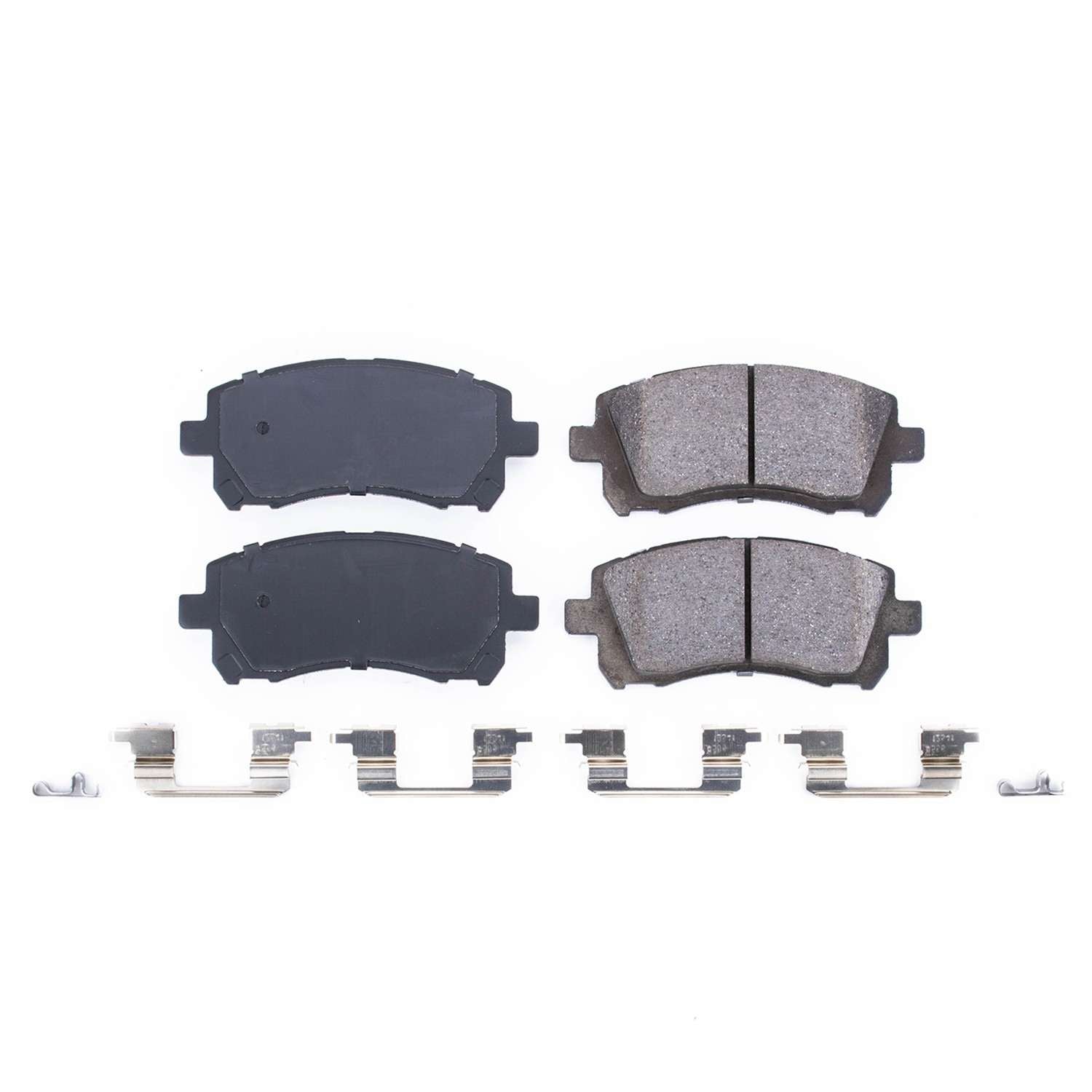 Front View of Front Disc Brake Pad Set POWERSTOP 17-721