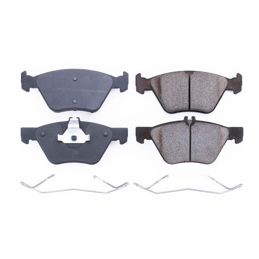 Front View of Front Disc Brake Pad Set POWERSTOP 17-740