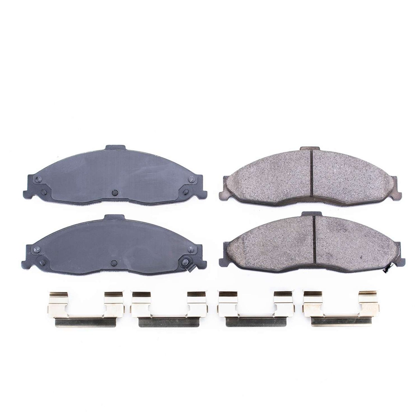 Front View of Front Disc Brake Pad Set POWERSTOP 17-749