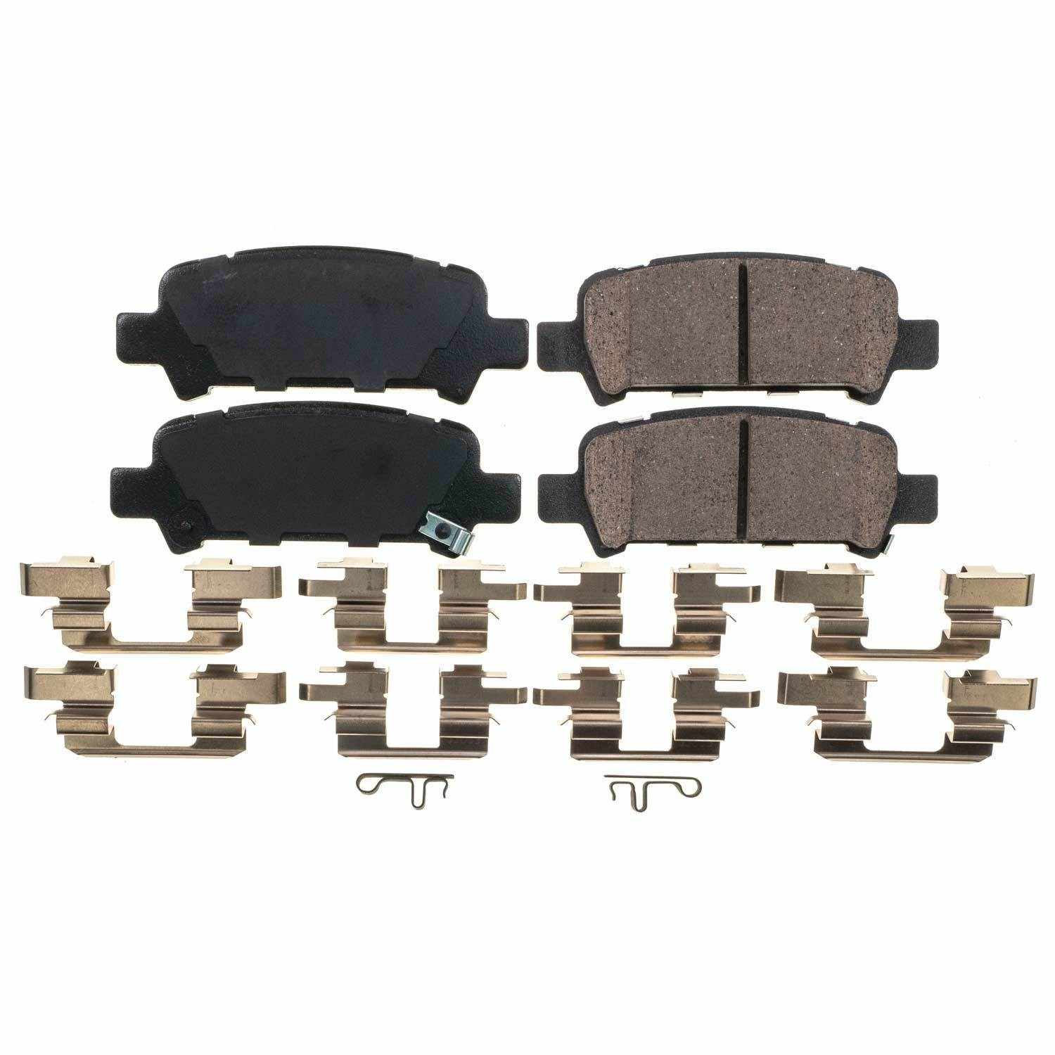 Front View of Rear Disc Brake Pad Set POWERSTOP 17-770