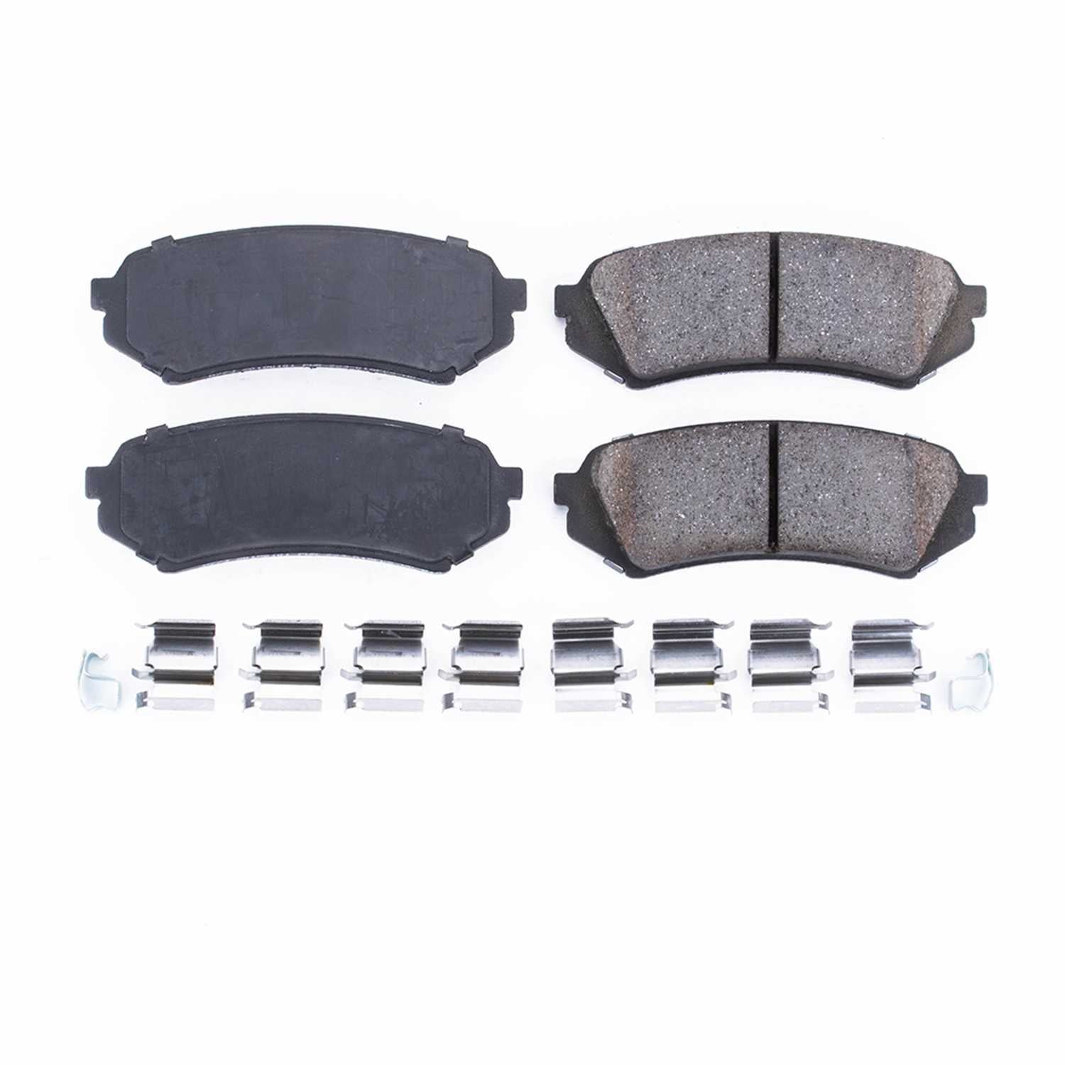 Front View of Rear Disc Brake Pad Set POWERSTOP 17-773