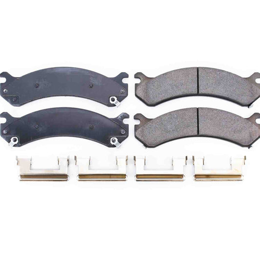 Front View of Front Disc Brake Pad Set POWERSTOP 17-784