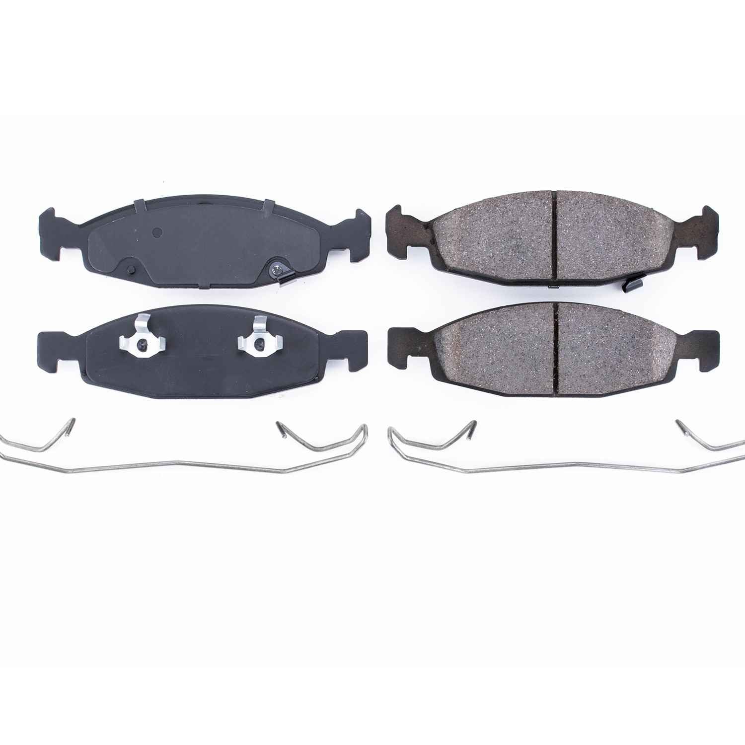 Front View of Front Disc Brake Pad Set POWERSTOP 17-790