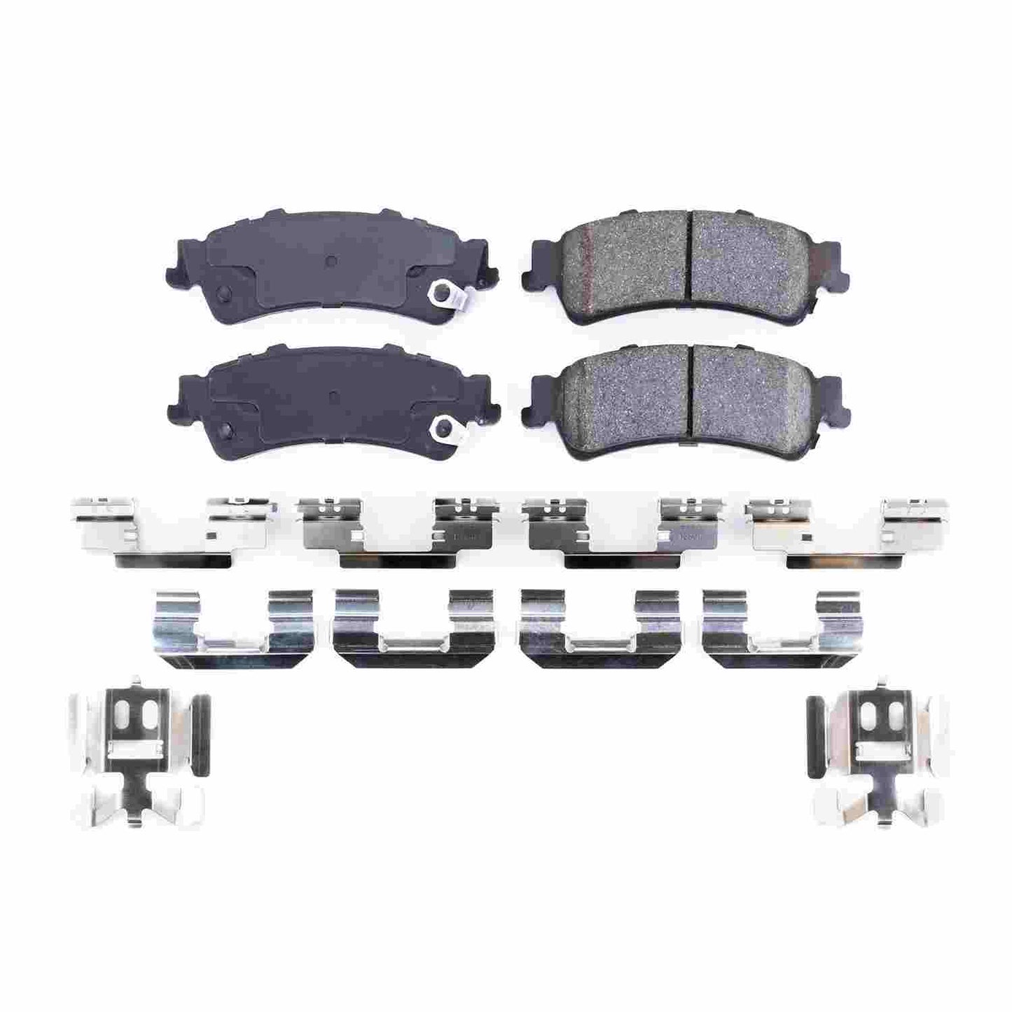 Front View of Rear Disc Brake Pad Set POWERSTOP 17-792