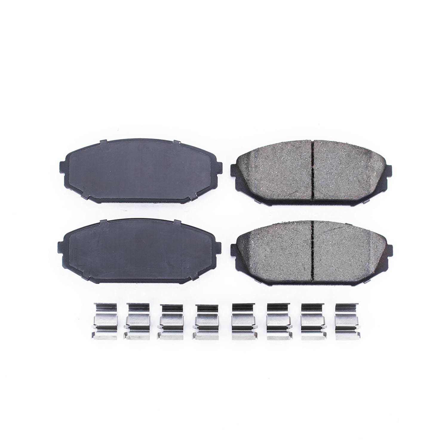 Front View of Front Disc Brake Pad Set POWERSTOP 17-793