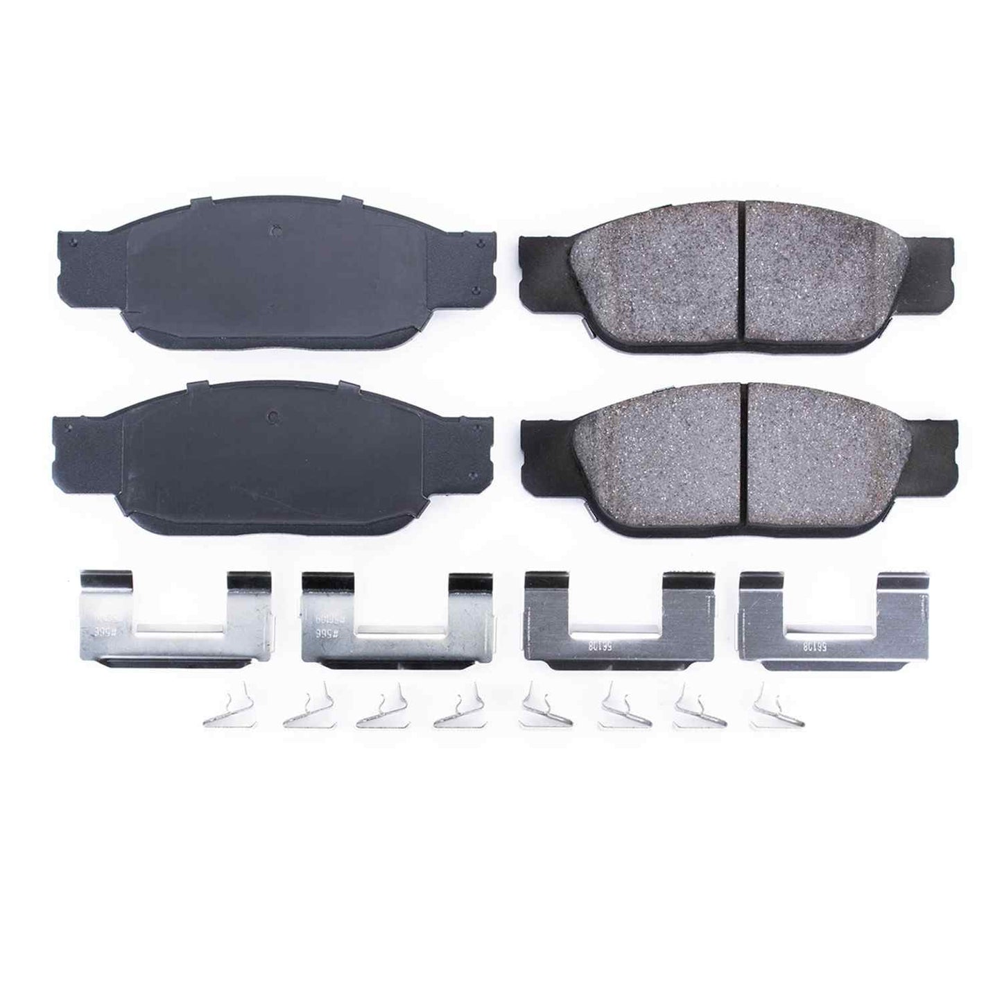 Front View of Front Disc Brake Pad Set POWERSTOP 17-805