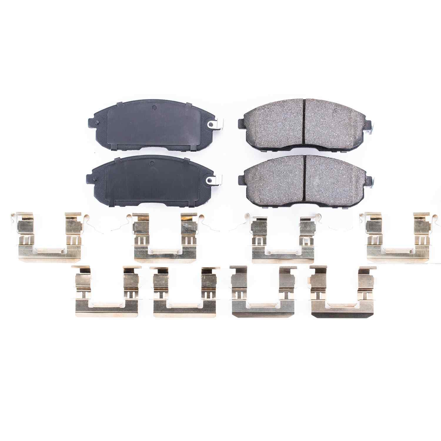 Front View of Front Disc Brake Pad Set POWERSTOP 17-815A