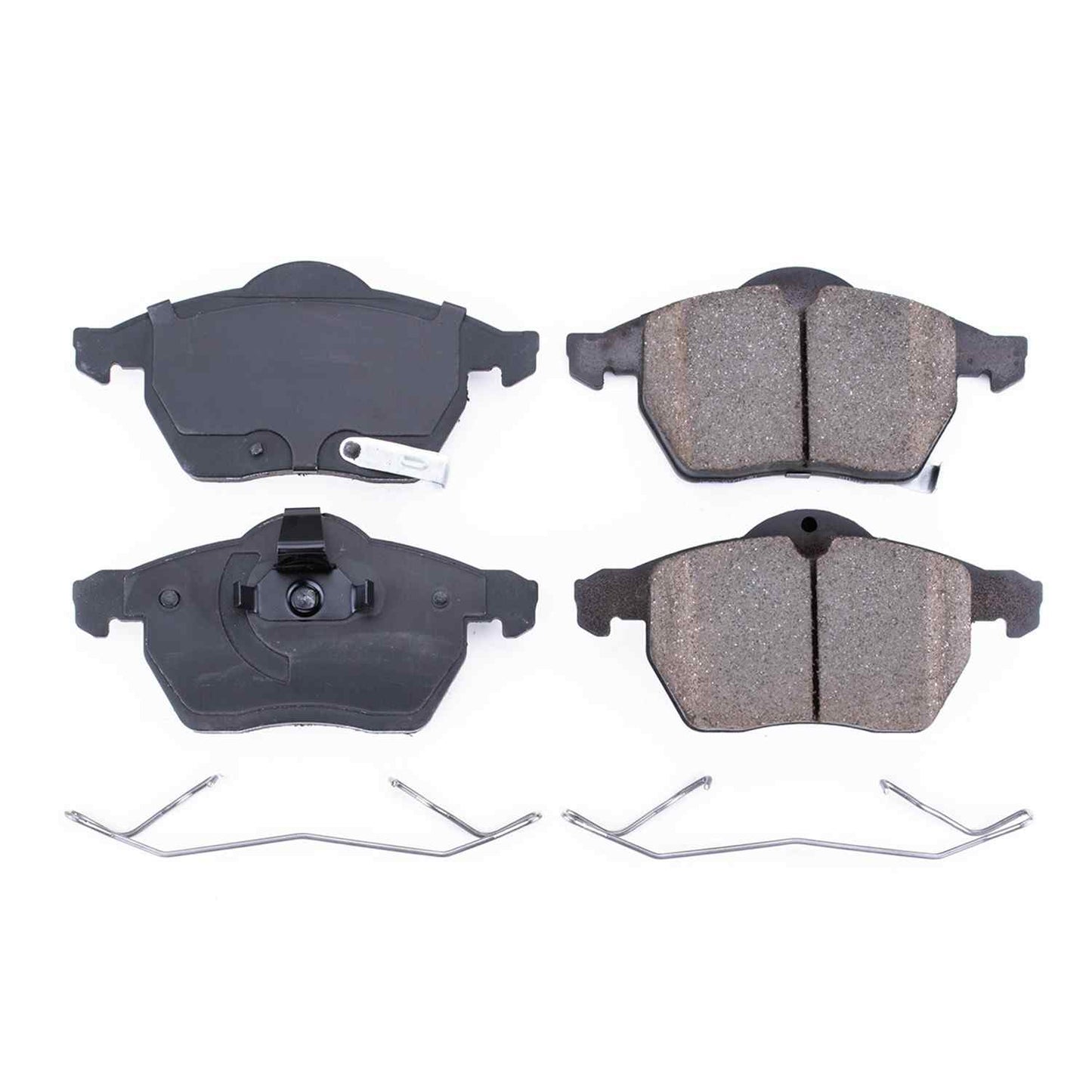 Front View of Front Disc Brake Pad Set POWERSTOP 17-819