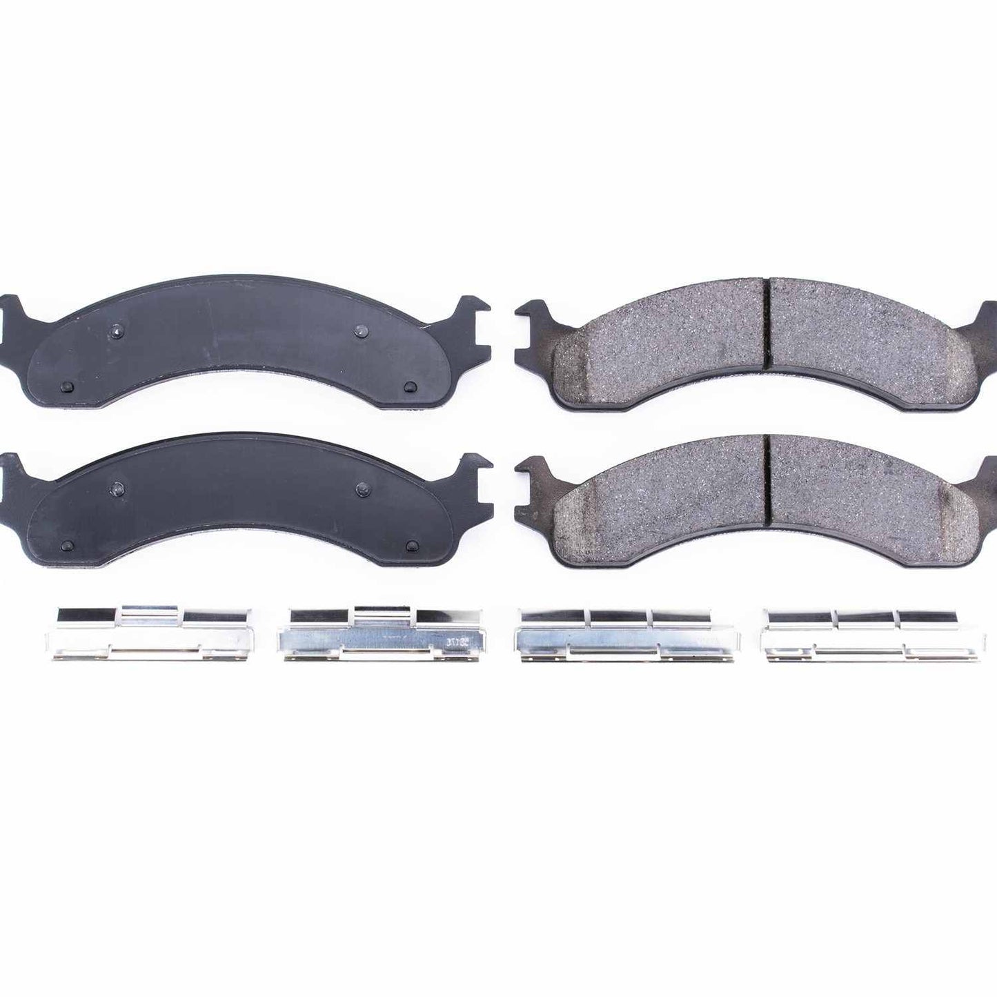 Front View of Front Disc Brake Pad Set POWERSTOP 17-821