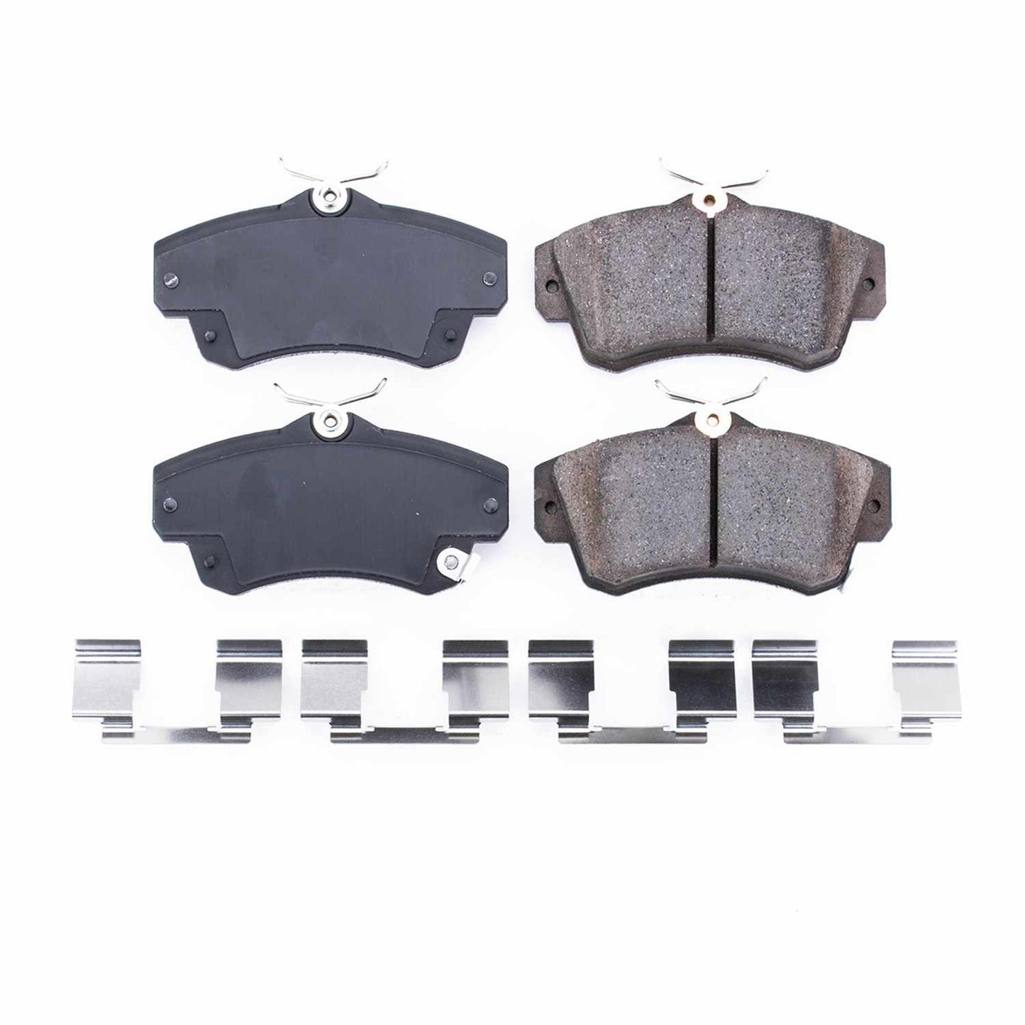 Front View of Front Disc Brake Pad Set POWERSTOP 17-841