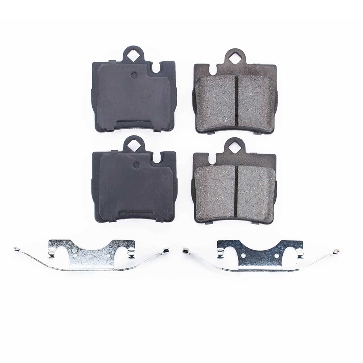 Front View of Rear Disc Brake Pad Set POWERSTOP 17-848