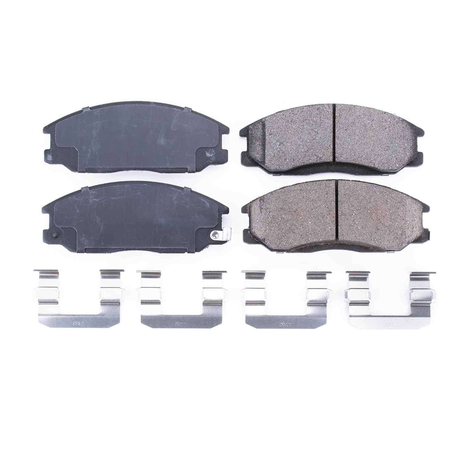 Front View of Front Disc Brake Pad Set POWERSTOP 17-864