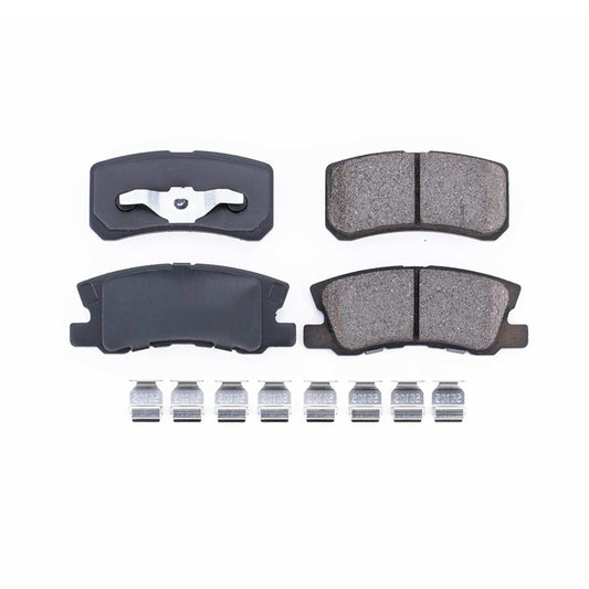 Front View of Rear Disc Brake Pad Set POWERSTOP 17-868