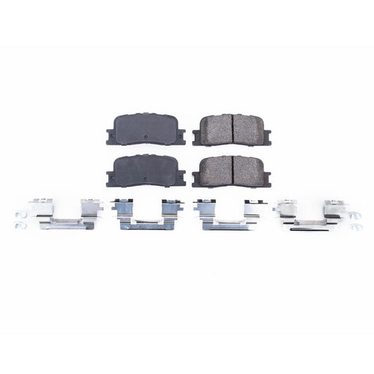 Front View of Front Disc Brake Pad Set POWERSTOP 17-906