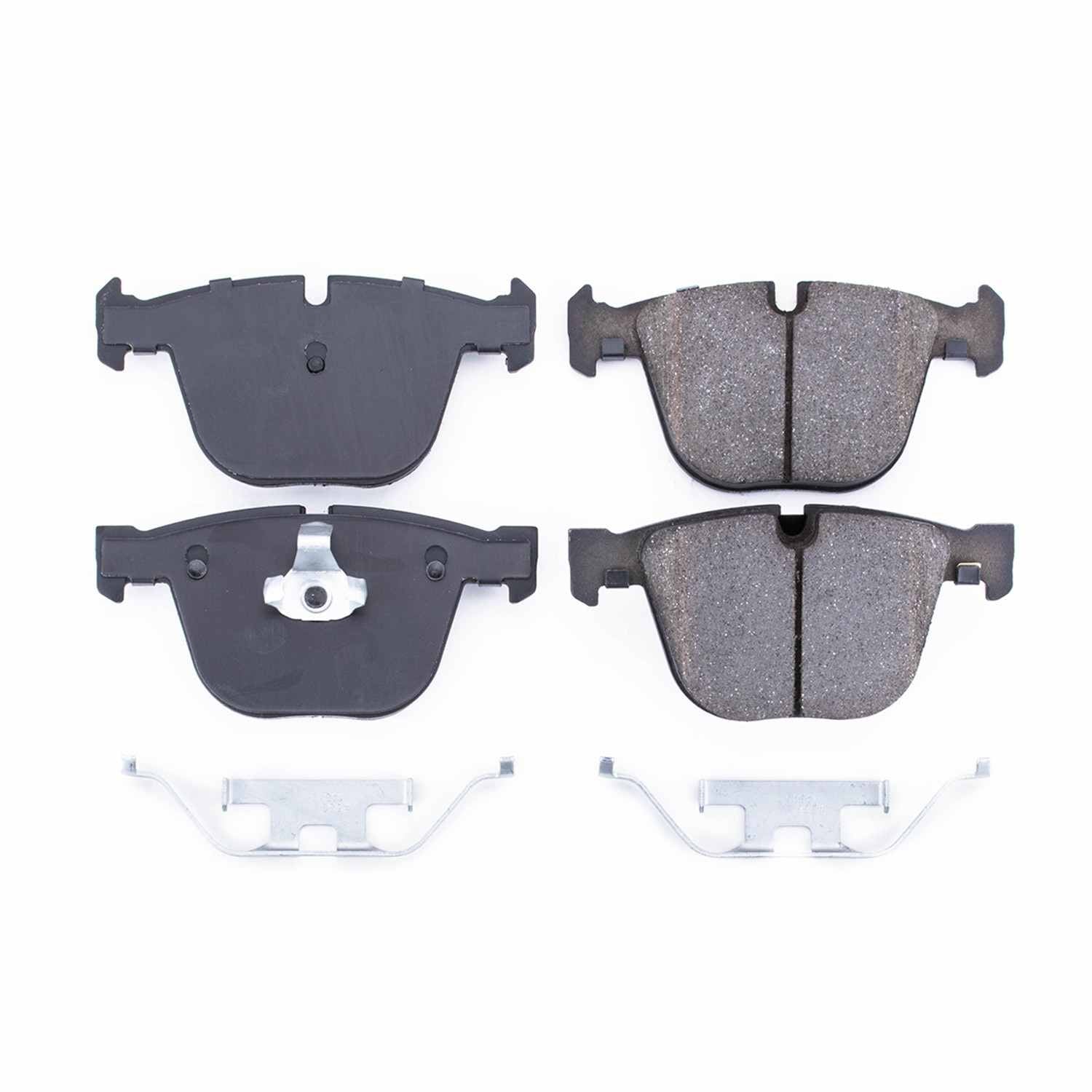 Front View of Rear Disc Brake Pad Set POWERSTOP 17-919