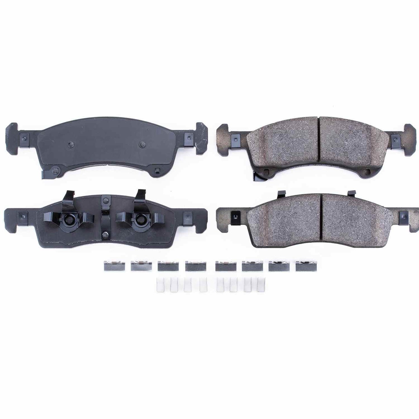 Front View of Front Disc Brake Pad Set POWERSTOP 17-934