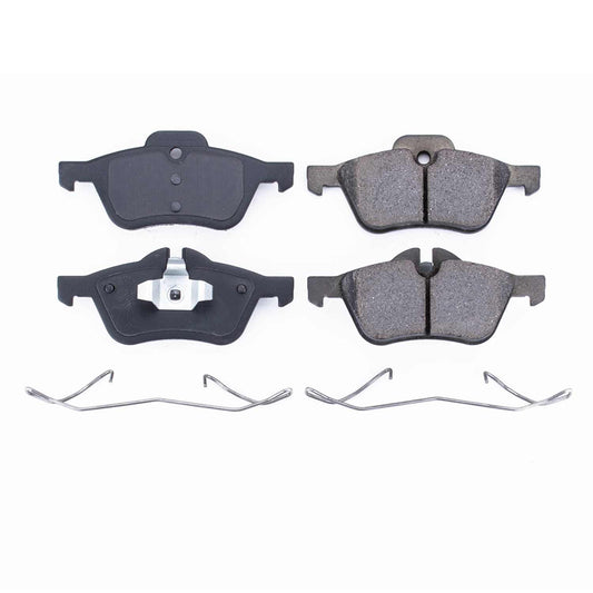 Front View of Front Disc Brake Pad Set POWERSTOP 17-939