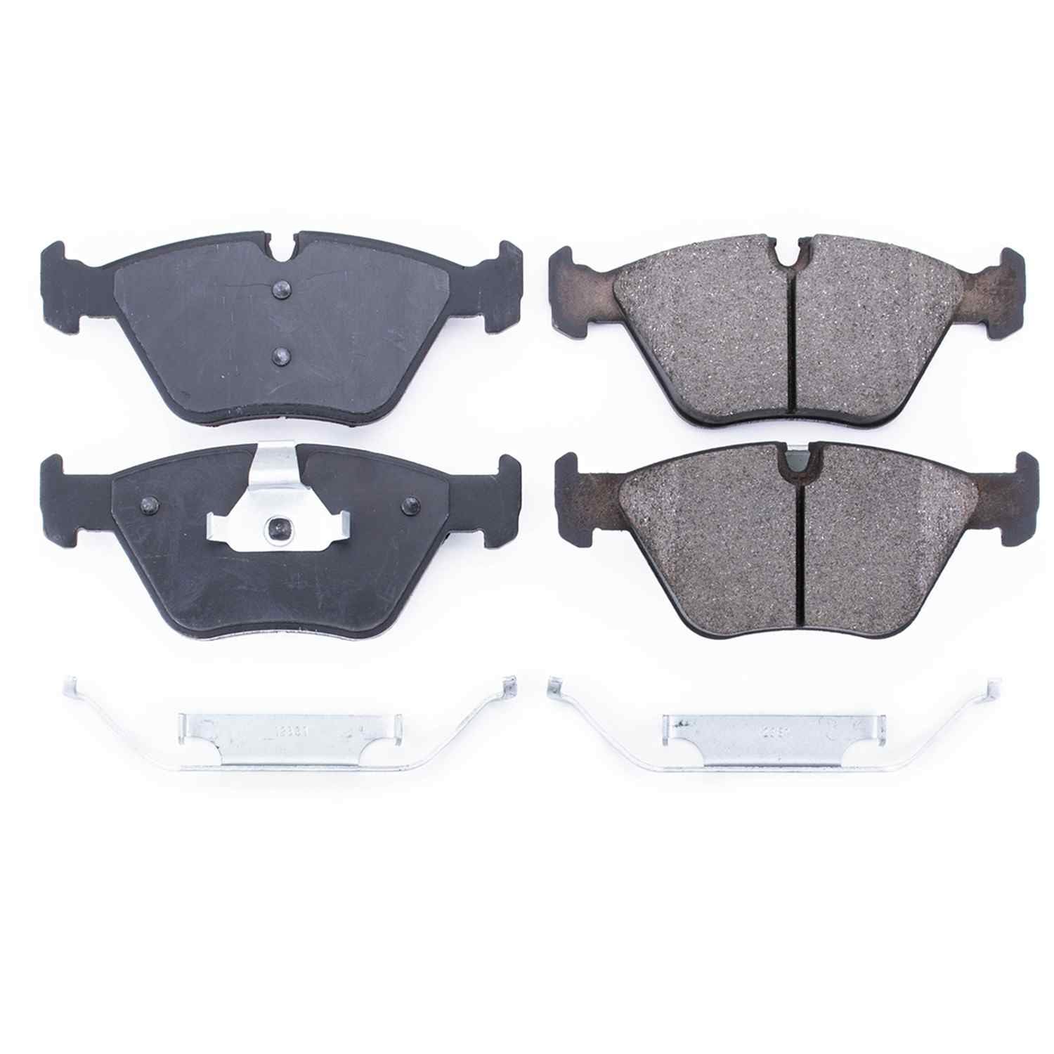 Front View of Front Disc Brake Pad Set POWERSTOP 17-946