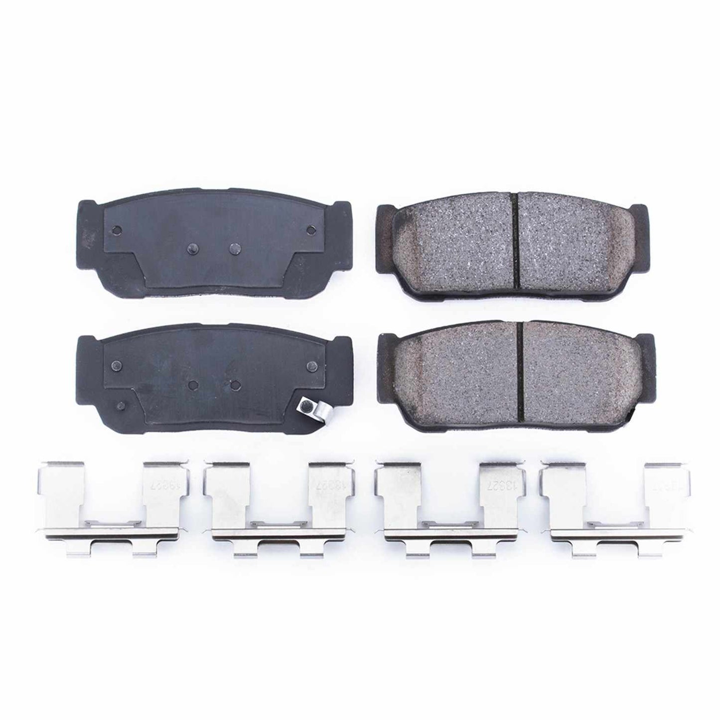 Front View of Rear Disc Brake Pad Set POWERSTOP 17-954