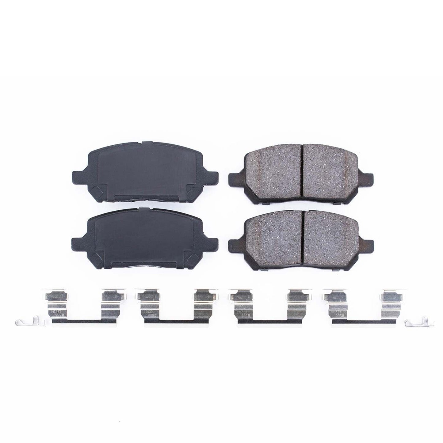 Front View of Front Disc Brake Pad Set POWERSTOP 17-956