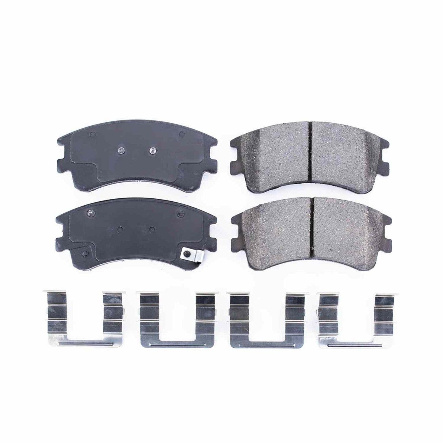 Front View of Front Disc Brake Pad Set POWERSTOP 17-957