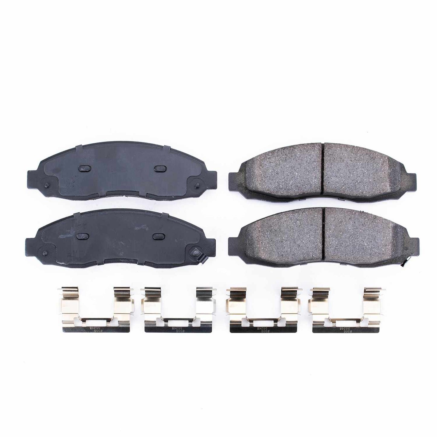 Front View of Front Disc Brake Pad Set POWERSTOP 17-962