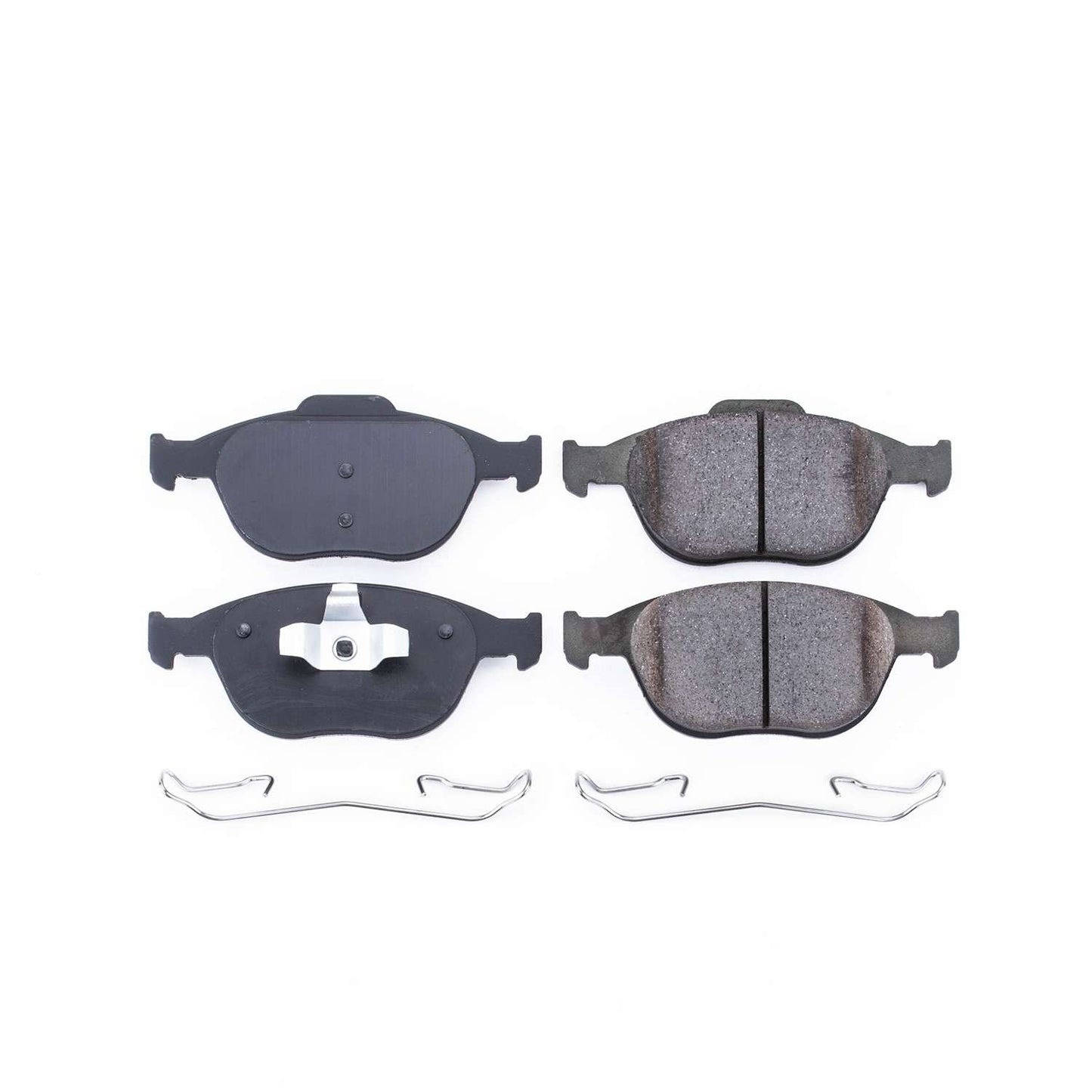 Front View of Front Disc Brake Pad Set POWERSTOP 17-970