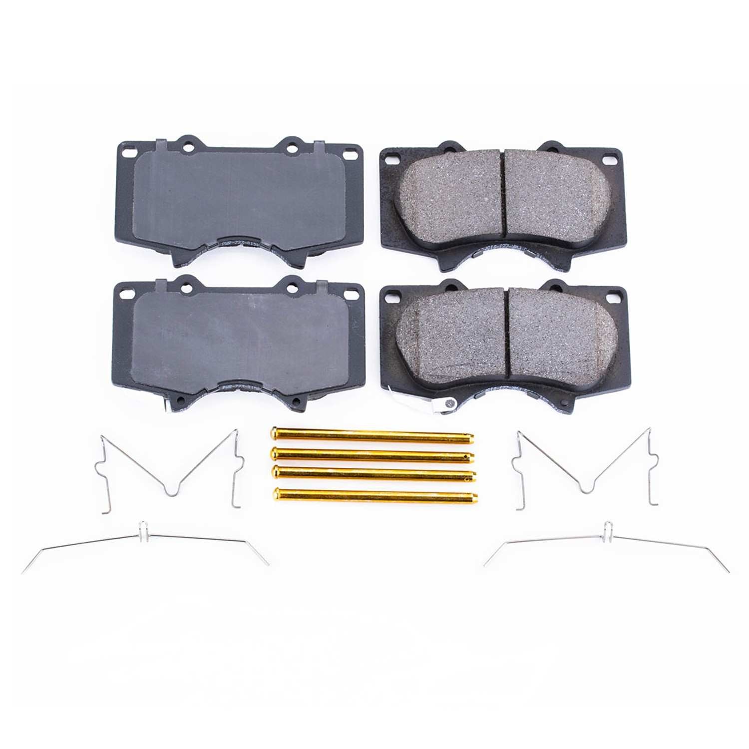 Front View of Front Disc Brake Pad Set POWERSTOP 17-976B