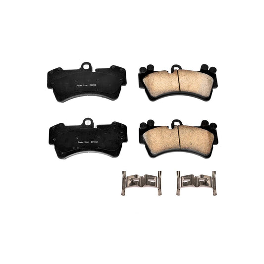 Front View of Front Disc Brake Pad Set POWERSTOP 17-977