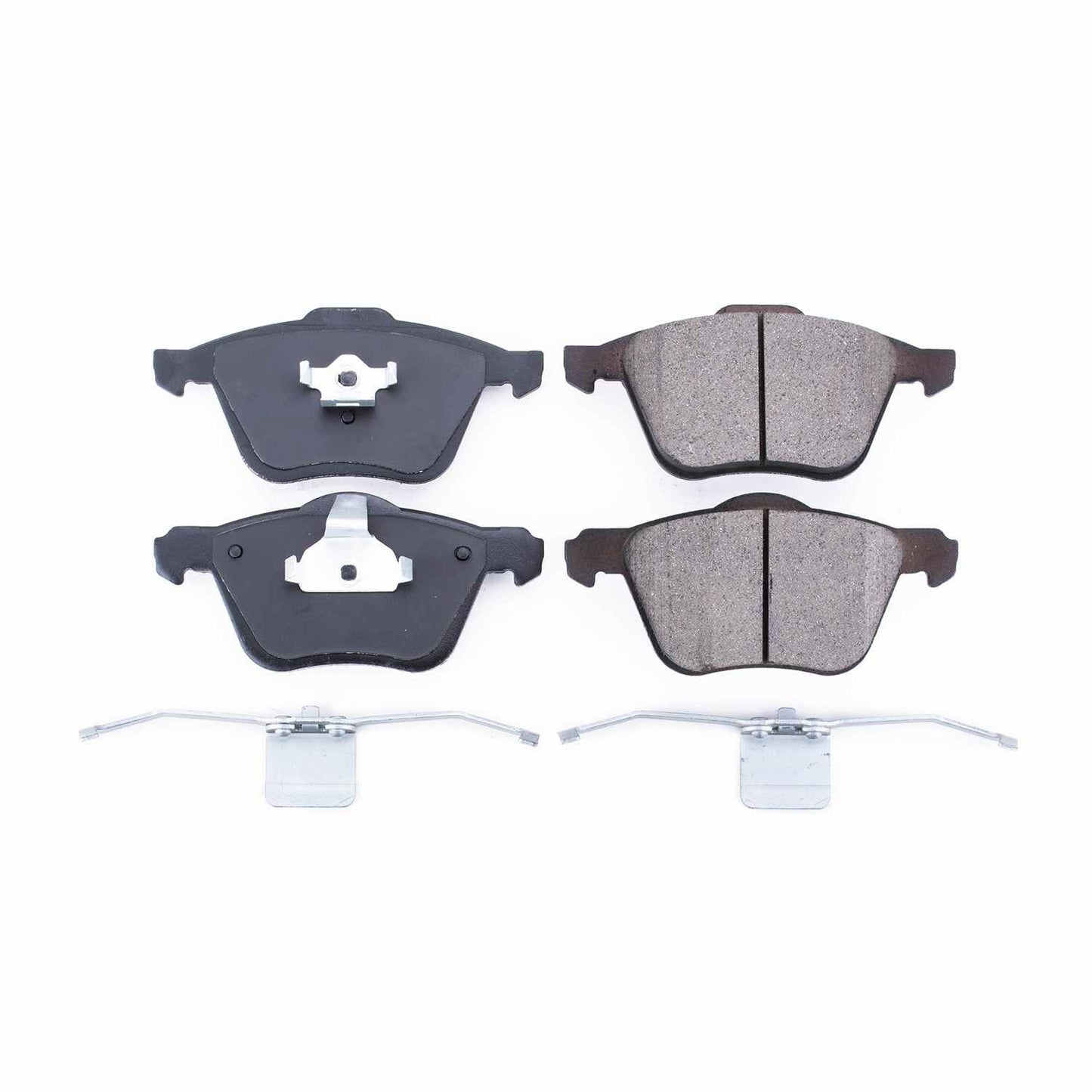 Front View of Front Disc Brake Pad Set POWERSTOP 17-979