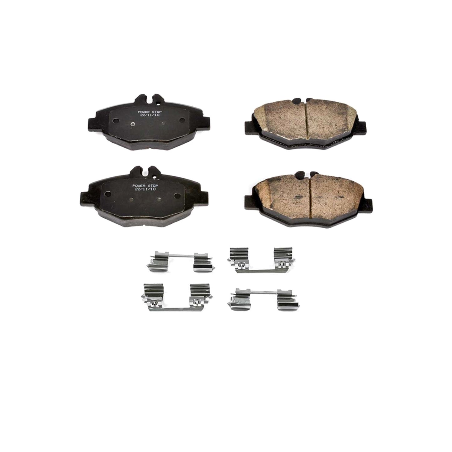 Front View of Front Disc Brake Pad Set POWERSTOP 17-987