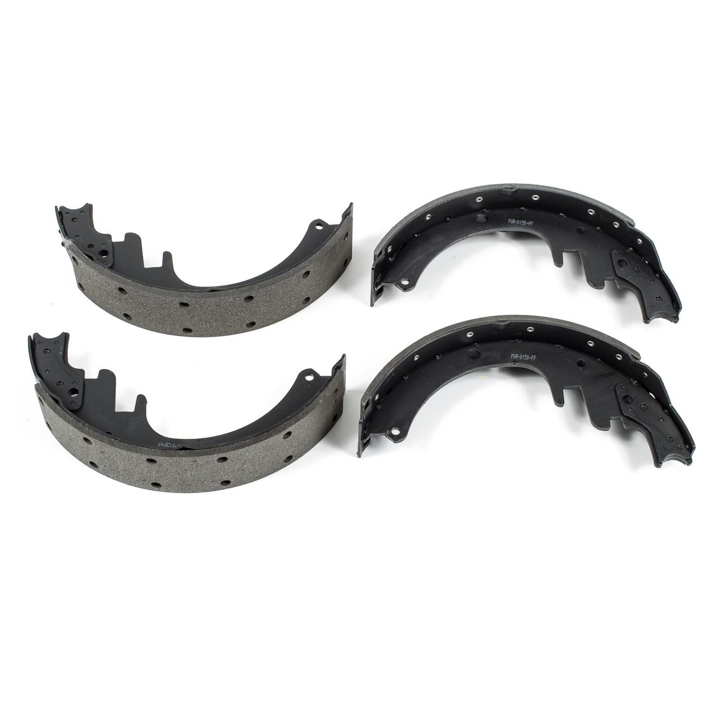 Front View of Rear Drum Brake Shoe POWERSTOP 451R